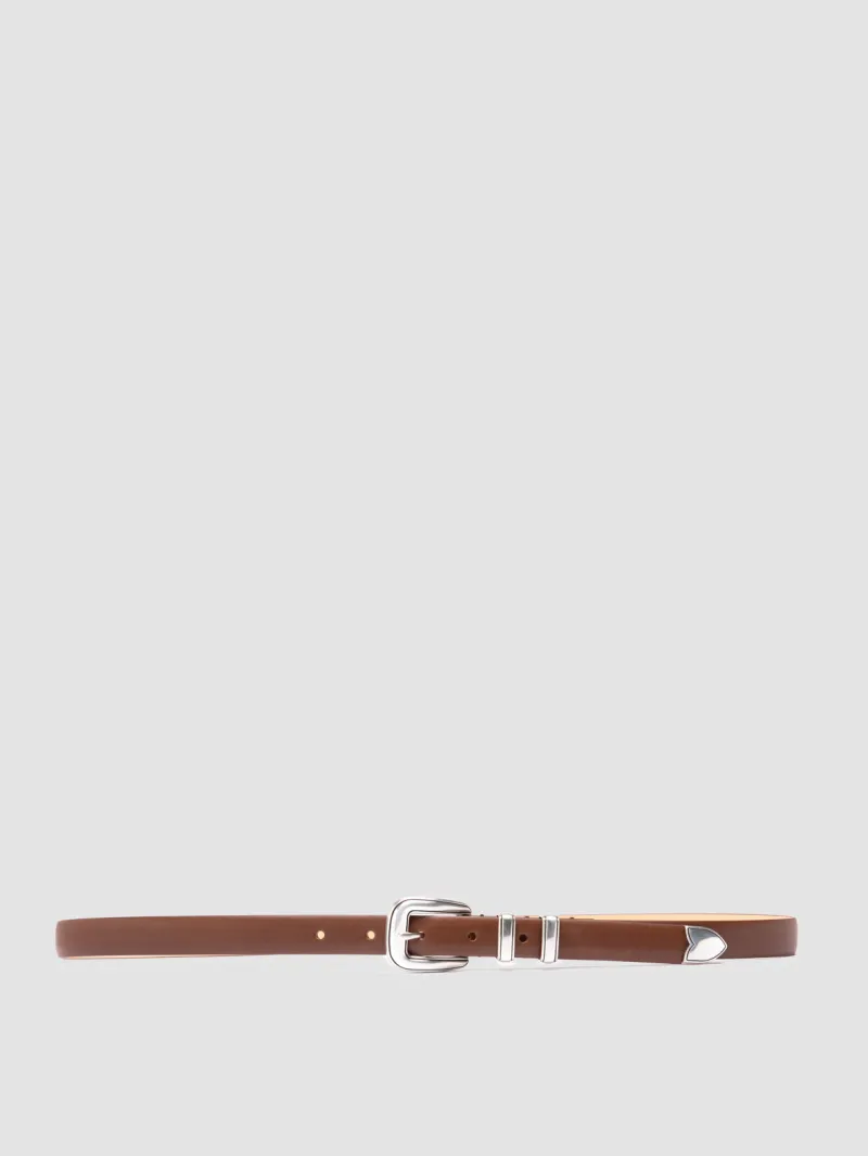 091 - Brown Leather Belt