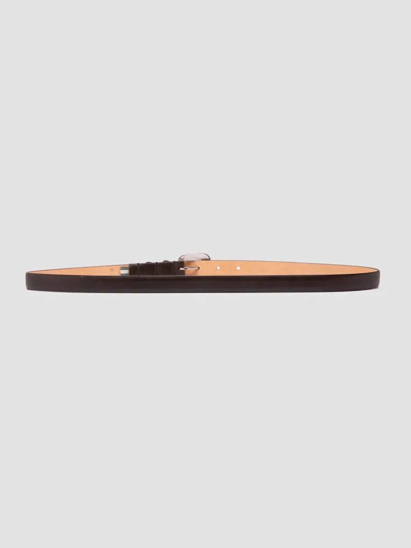 091 - Brown Leather Belt - Image 3