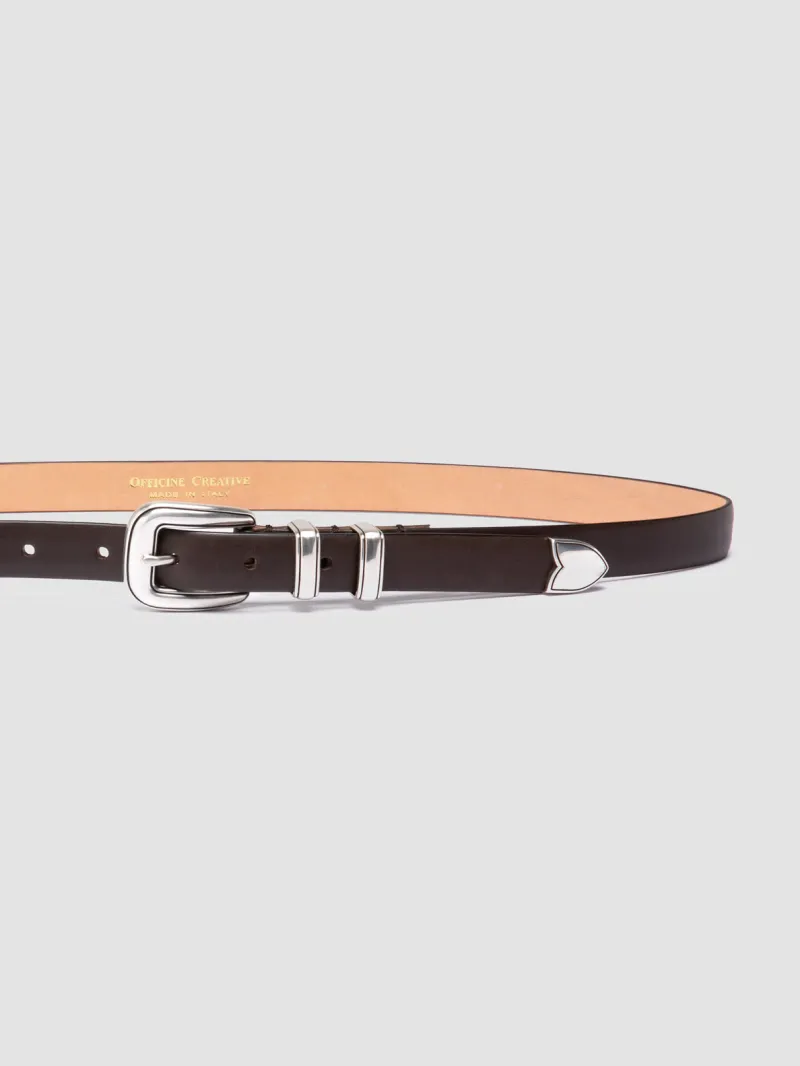 091 - Brown Leather Belt - Image 4
