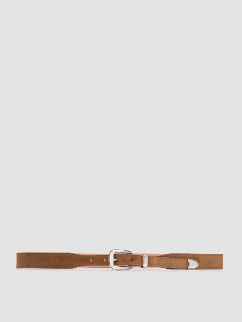 092 - Brown Suede Belt