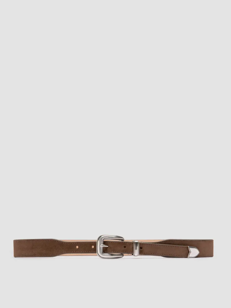 092 - Brown Suede Belt