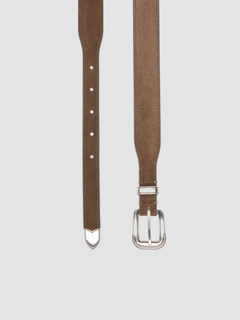 092 - Brown Suede Belt - Image 2