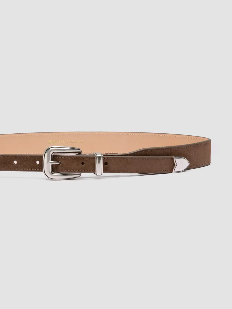 092 - Brown Suede Belt - Image 4