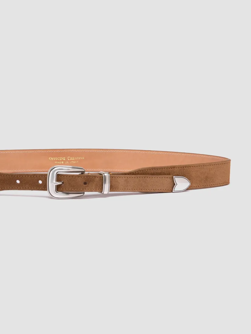092 - Brown Suede Belt - Image 4