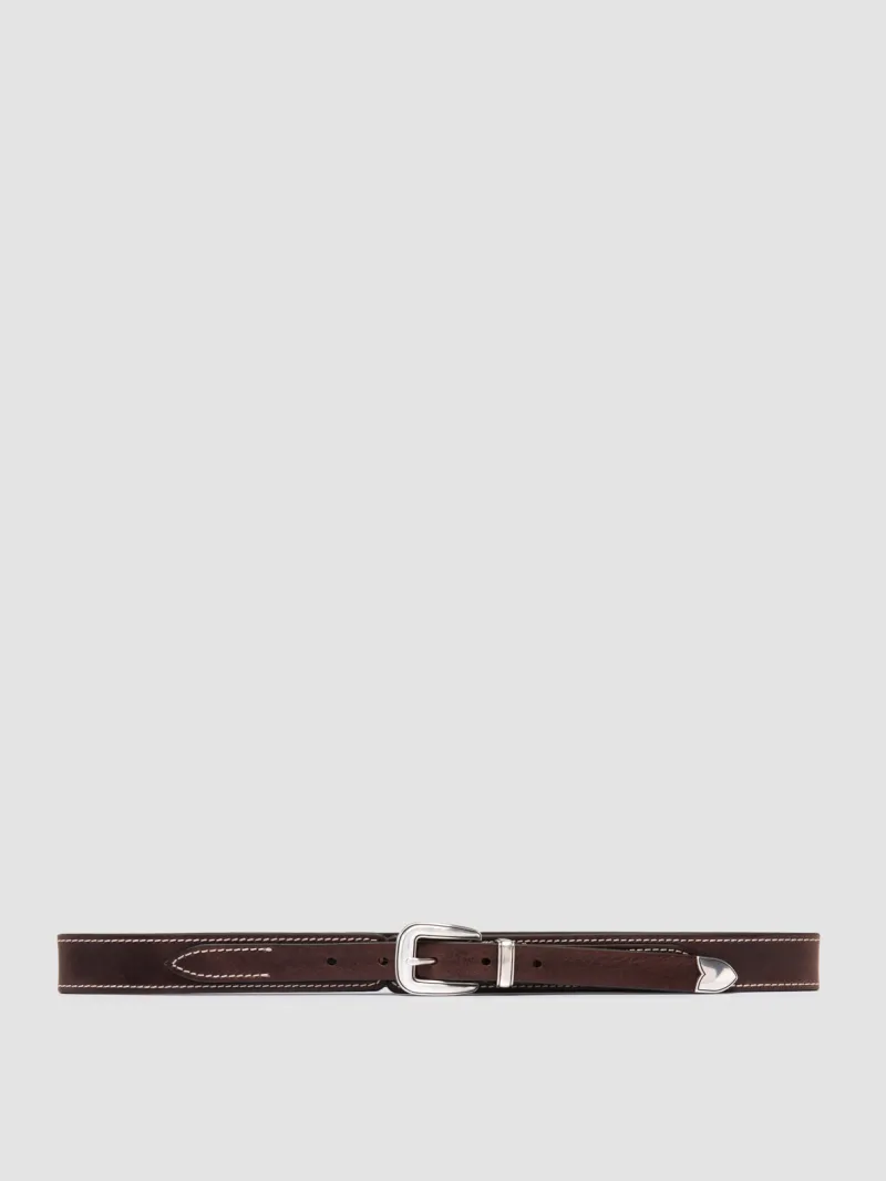 097 - Brown Leather Belt