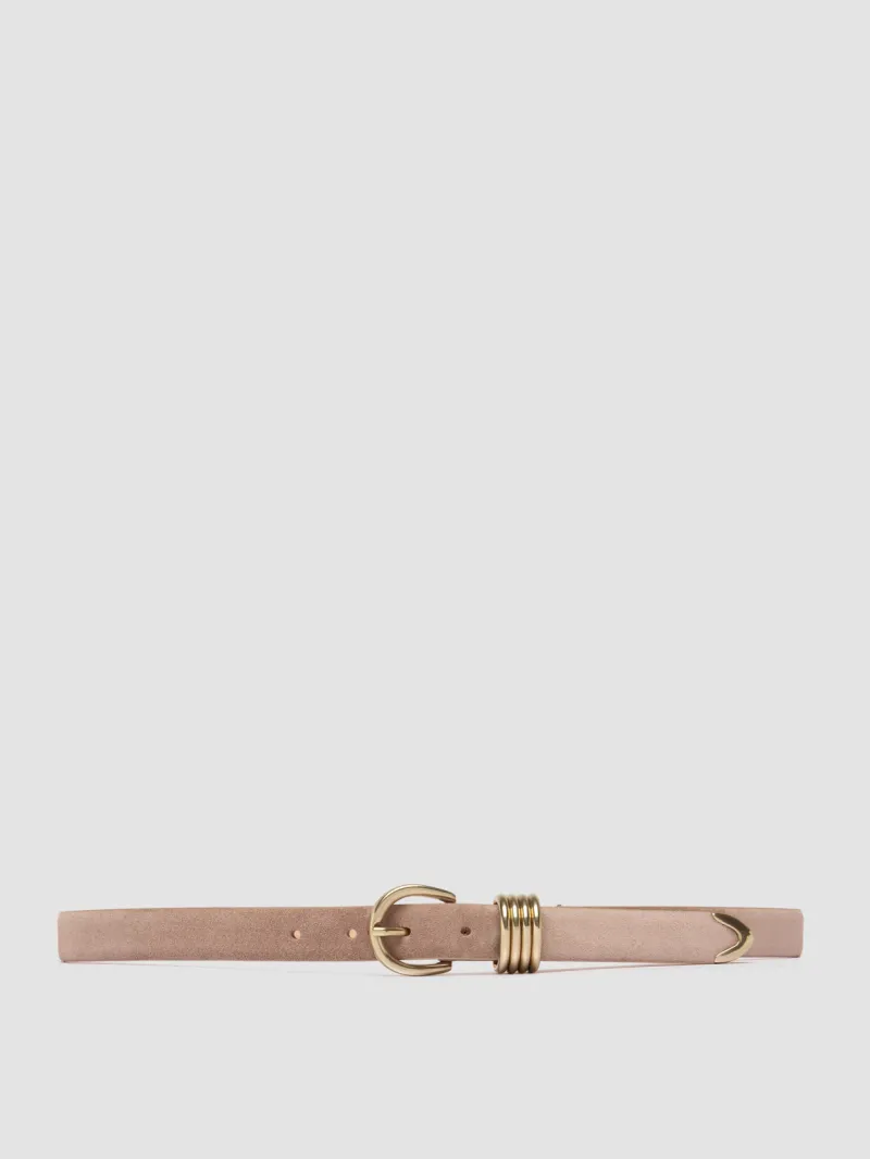 098 - Taupe Suede Belt