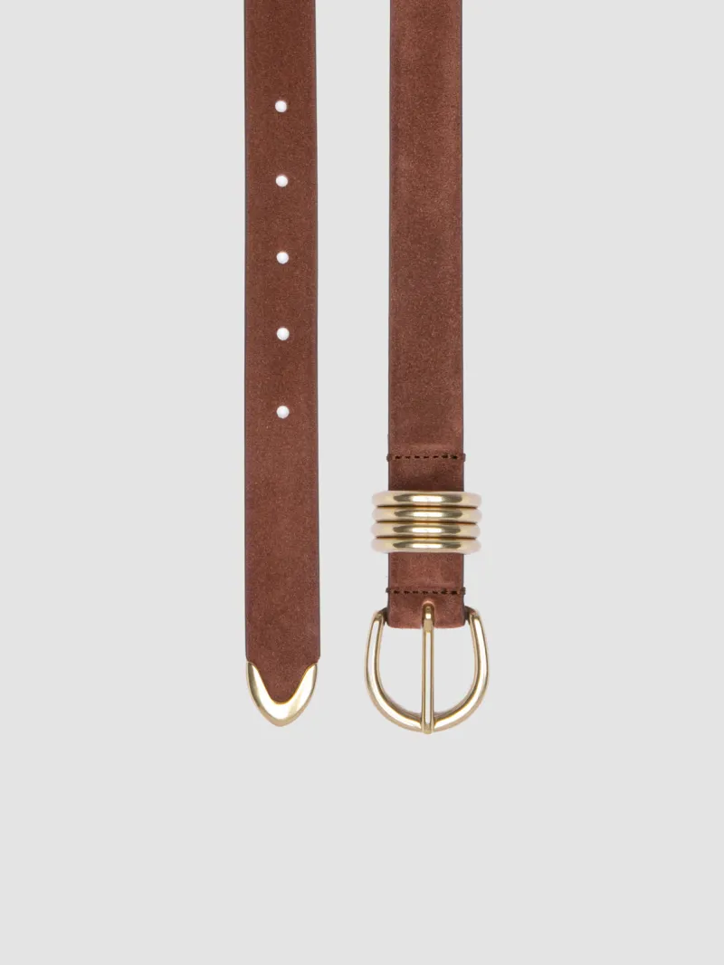 098 - Brown Suede Belt - Image 2