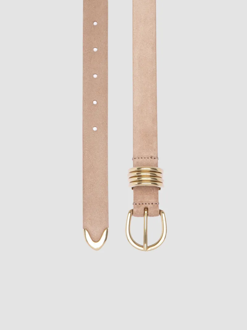098 - Taupe Suede Belt - Image 2
