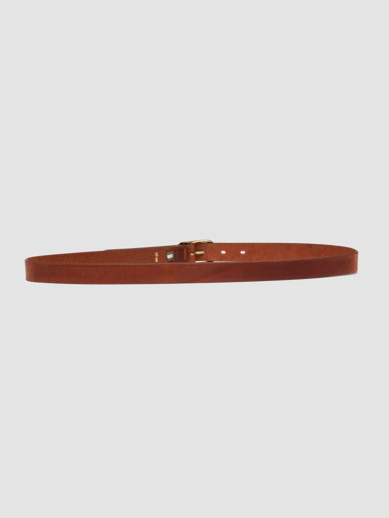 099 - Brown Leather Belt - Image 3