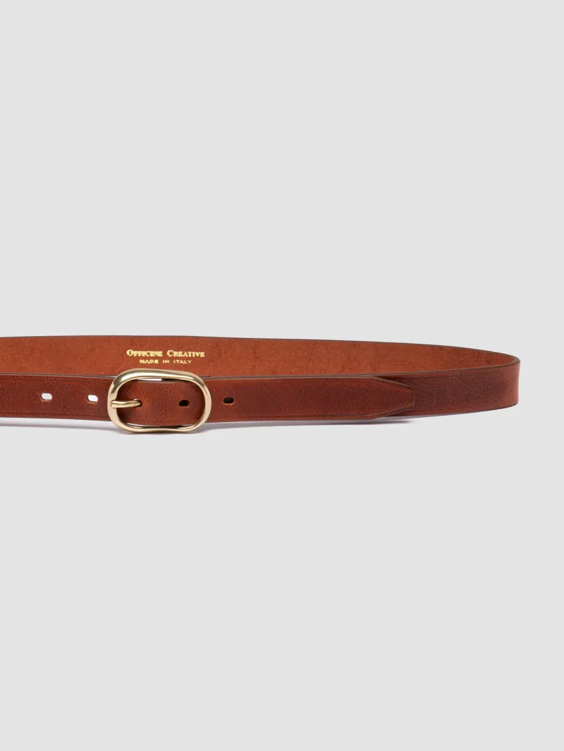 099 - Brown Leather Belt - Image 4