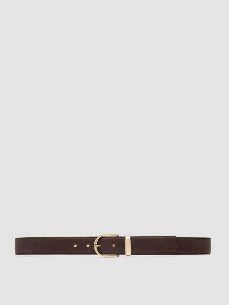 100 - Brown Leather Belt