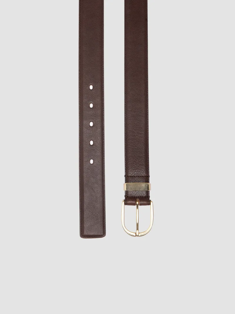 100 - Brown Leather Belt - Image 2