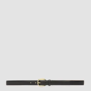 102 - Black Leather Belt