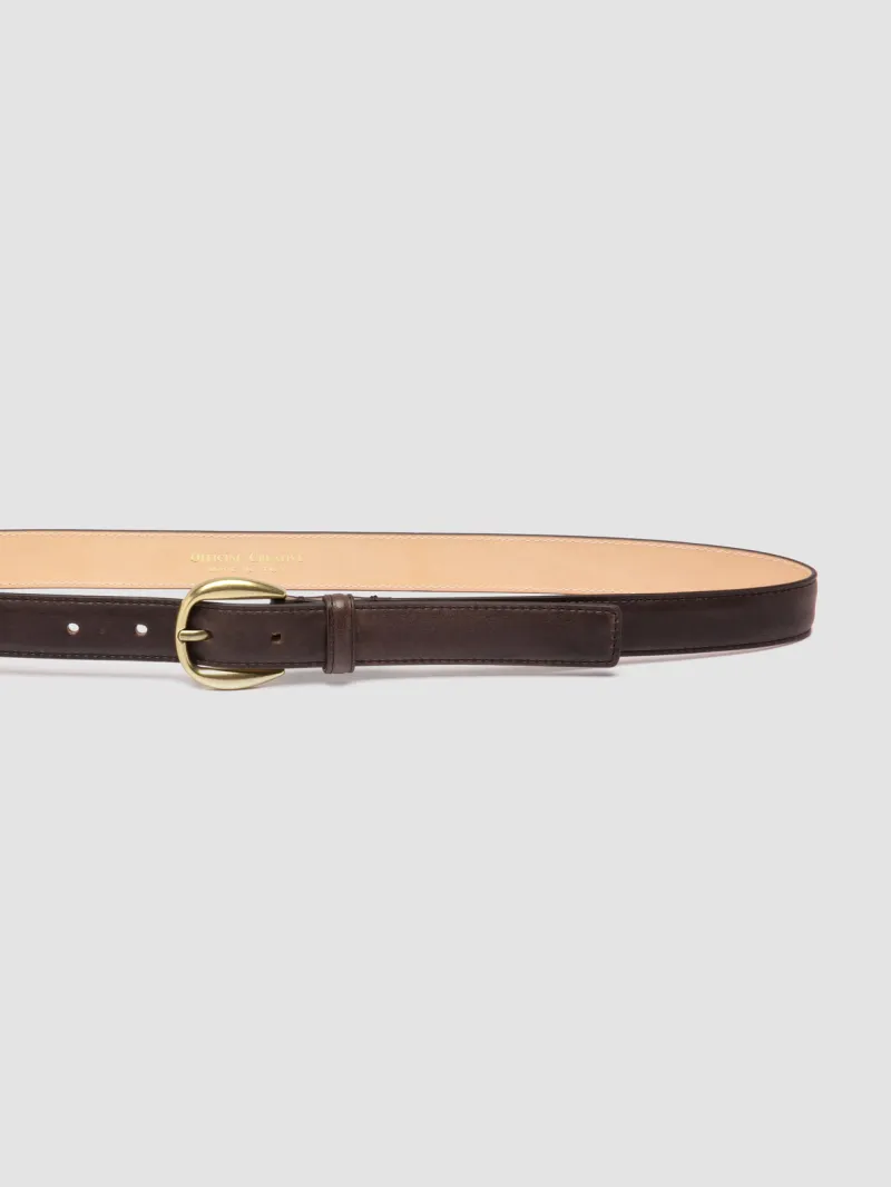 102 - Brown Leather Belt - Image 4