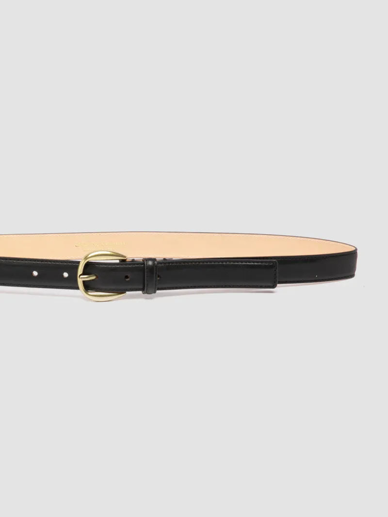 102 - Black Leather Belt - Image 4