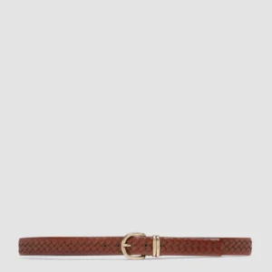 46 - Brown Leather Belt